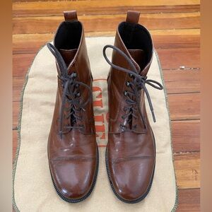 CLIF Italian Leather Boots, Size 36.5